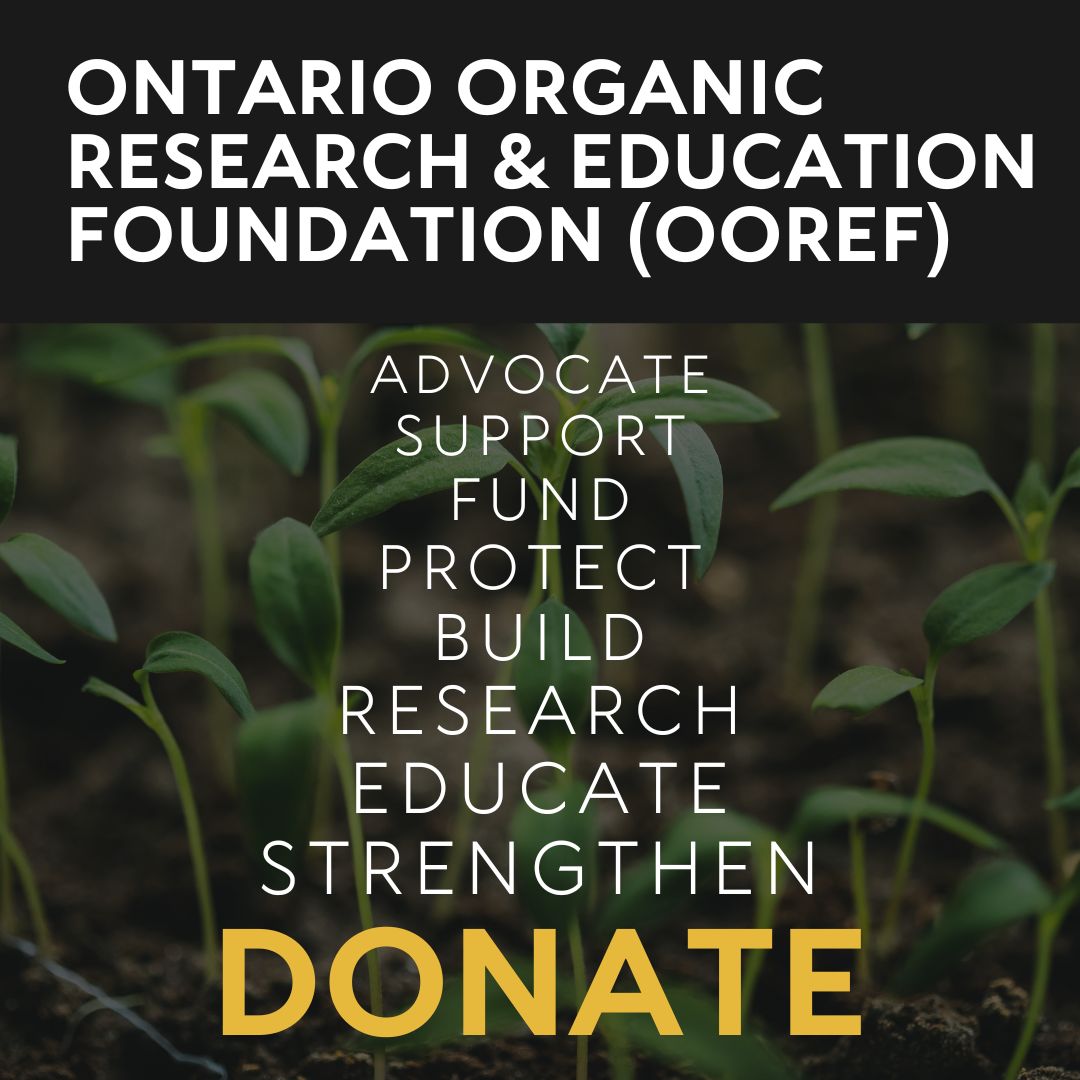 Ontario Organic Research & Education Foundation Donation